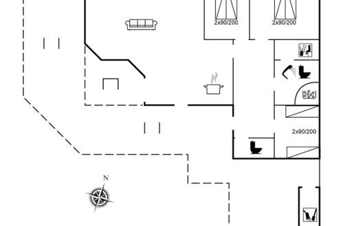 Foto 30 - Casa con 3 camere da letto a Tarm con terrazza e sauna