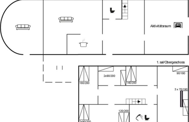 Casa de 5 quartos em Vemb com terraço - Foto 2