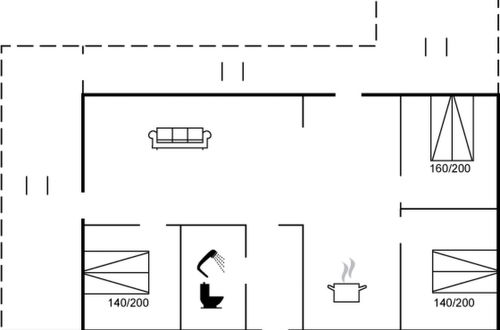 Foto 2 - Casa con 3 camere da letto a Hadsund con terrazza