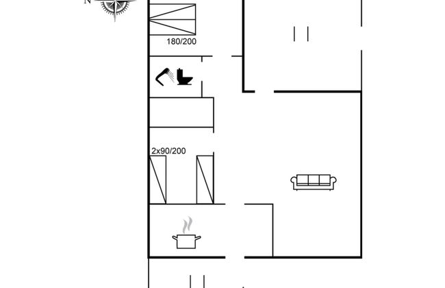 Haus mit 2 Schlafzimmern in Jerup mit terrasse - Foto 17