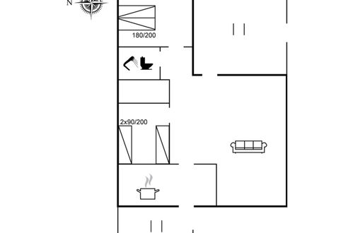 Foto 17 - Haus mit 2 Schlafzimmern in Jerup mit terrasse