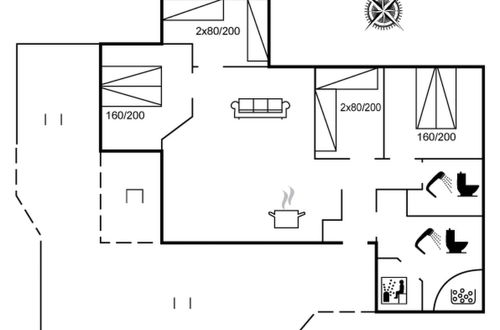 Photo 2 - Maison de 4 chambres à Harrerenden avec terrasse et sauna