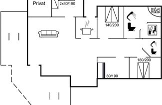 Foto 2 - Casa de 4 quartos em Hirtshals com terraço e sauna