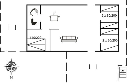 Foto 2 - Casa con 3 camere da letto a Skagen con terrazza