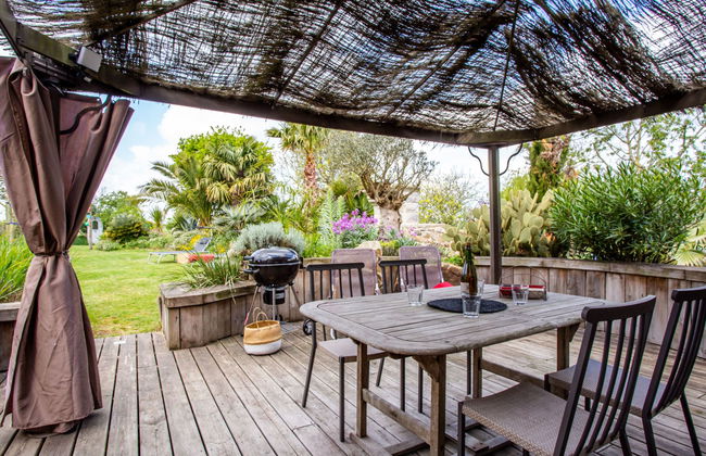 Casa de 1 quarto em Lamballe-Armor com jardim e terraço - Foto 16