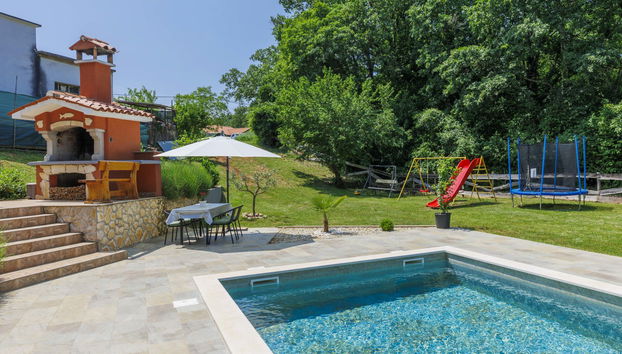 Apartment mit 2 Schlafzimmern in Raša mit privater pool und garten - Foto 4