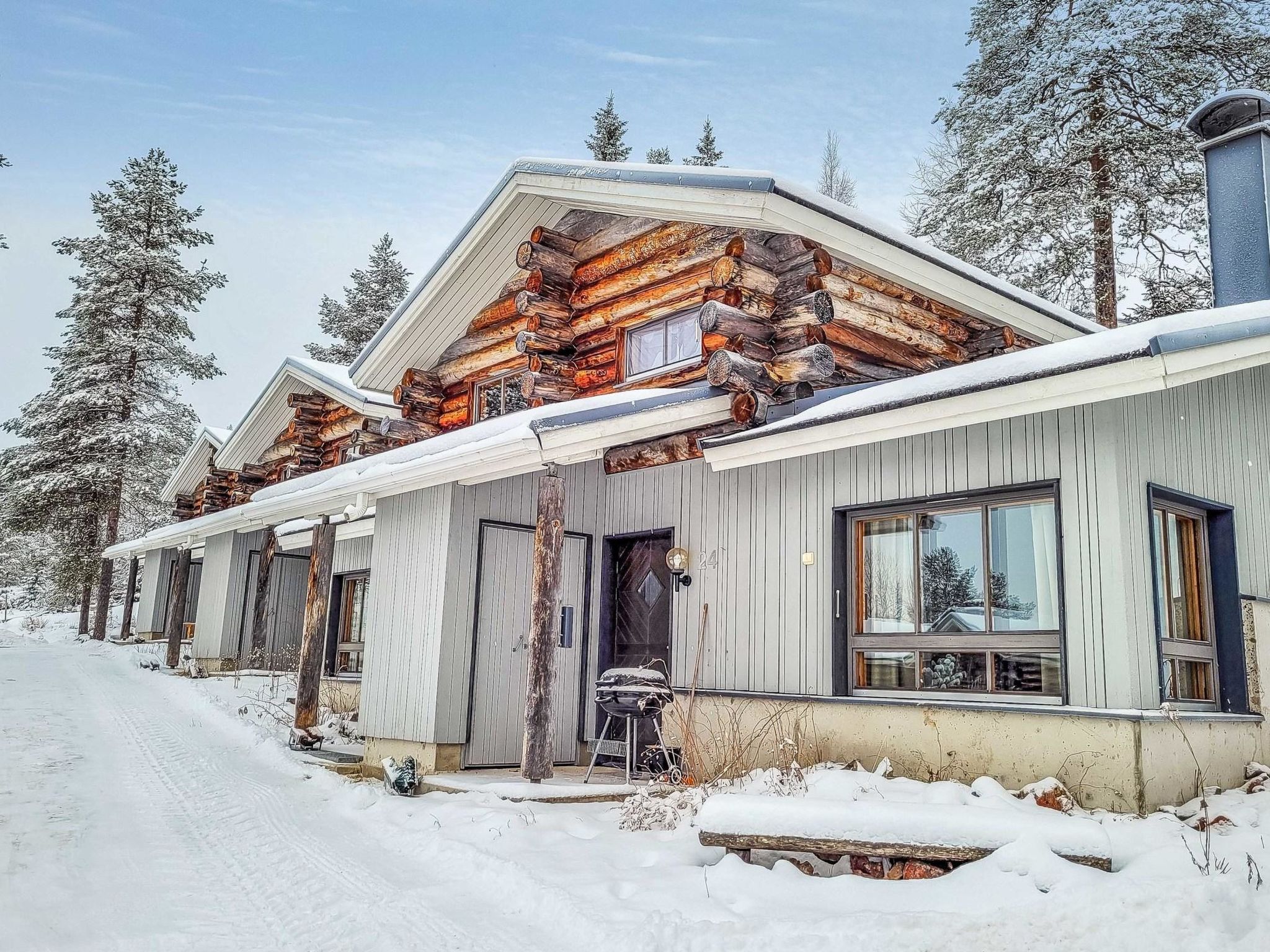 Foto 1 - Casa de 1 quarto em Kuusamo com sauna e vista para a montanha