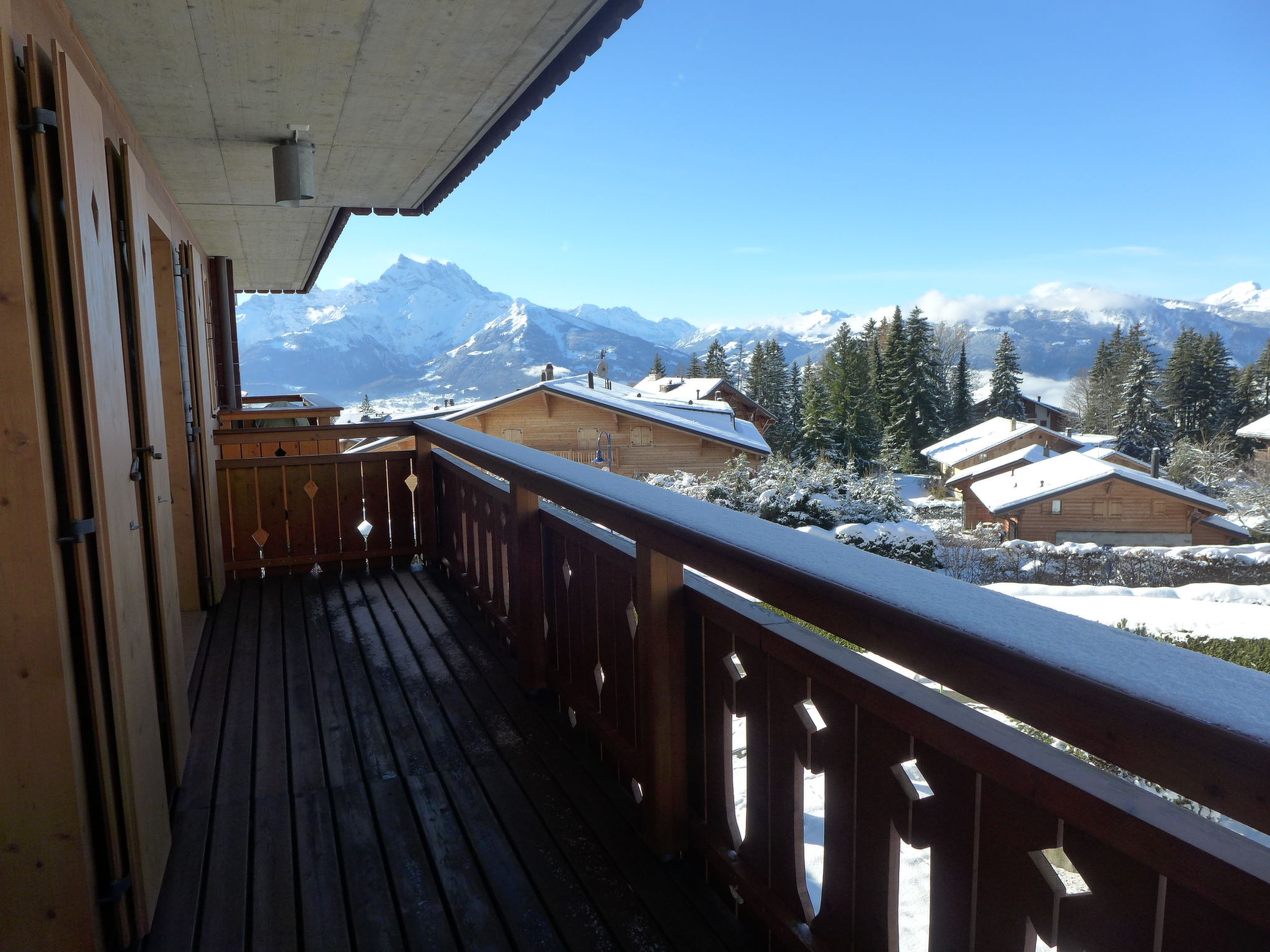 Photo 17 - Appartement de 4 chambres à Ollon avec sauna et vues sur la montagne