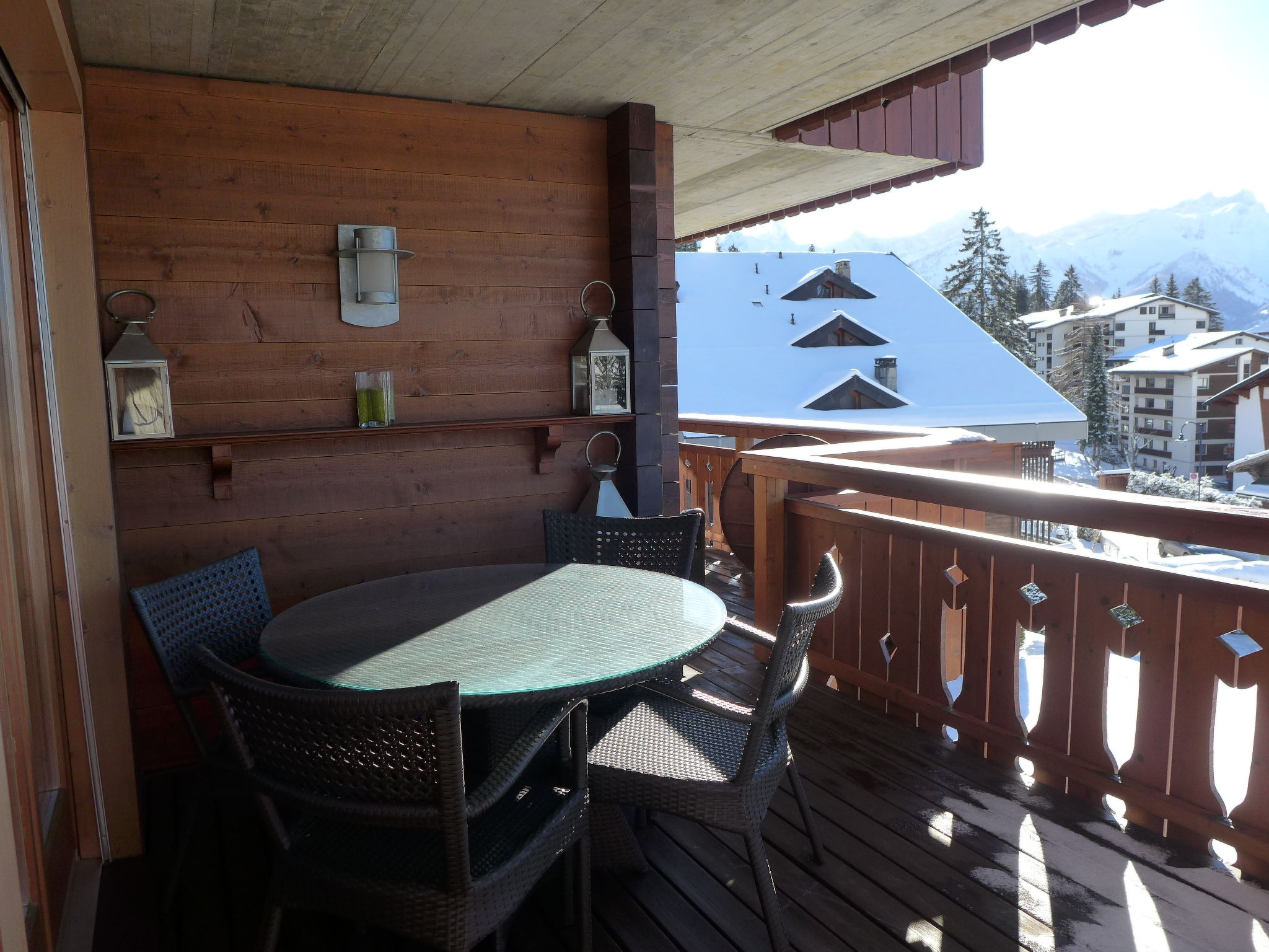 Foto 5 - Appartamento con 4 camere da letto a Ollon con sauna e vista sulle montagne