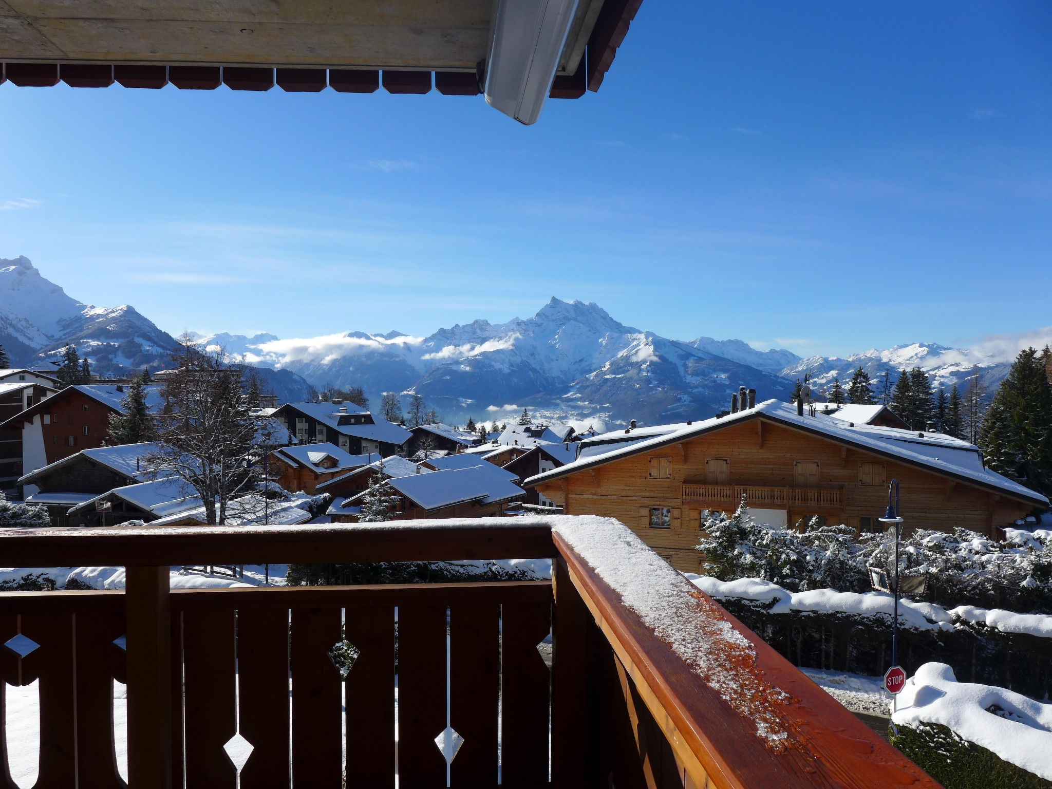 Photo 4 - Appartement de 4 chambres à Ollon avec sauna et vues sur la montagne