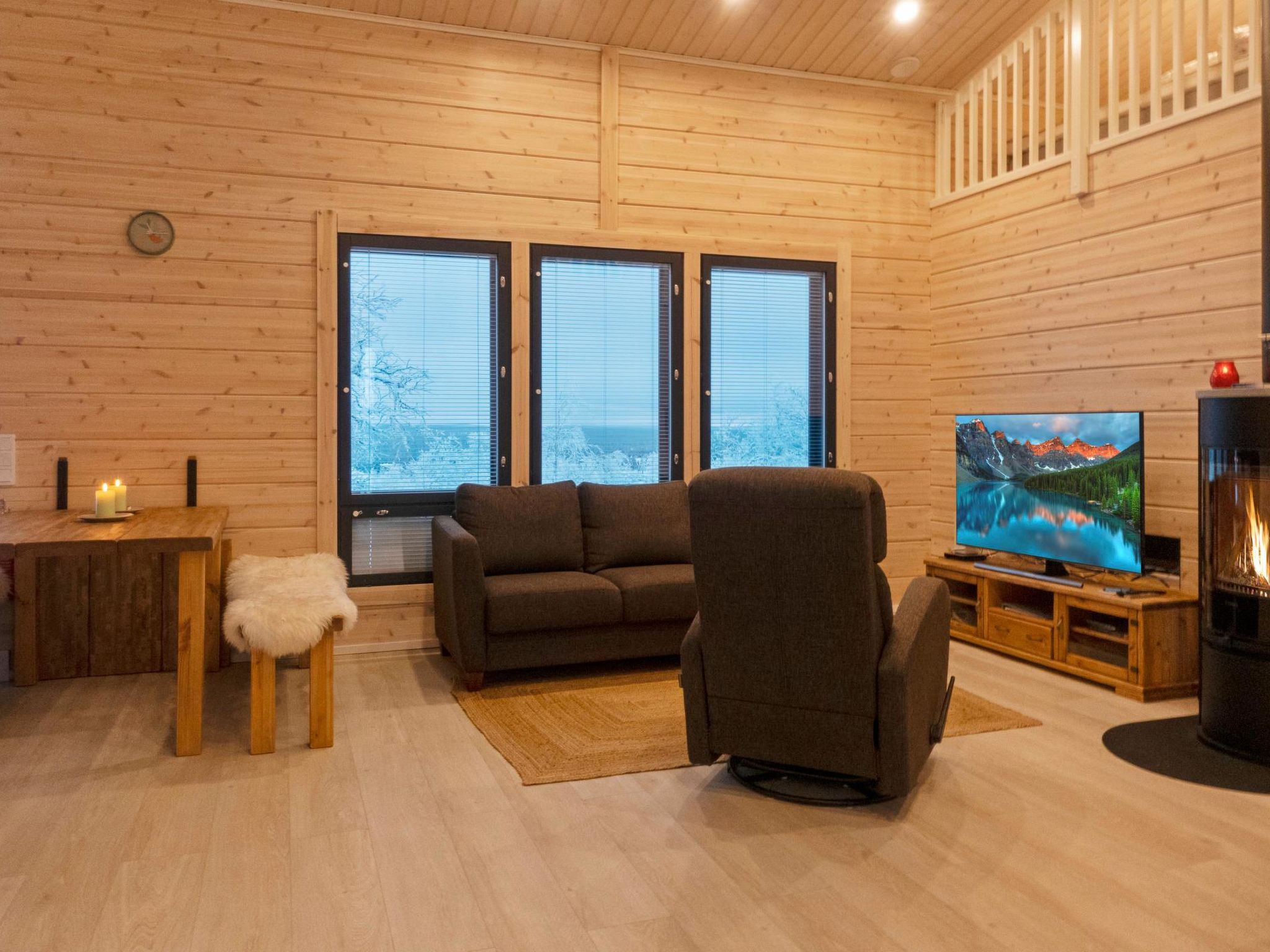 Foto 8 - Casa de 2 quartos em Inari com sauna e vista para a montanha