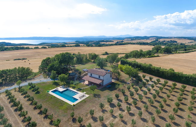 Casa de 3 quartos em Bagnoregio com piscina privada e jardim - Foto 1