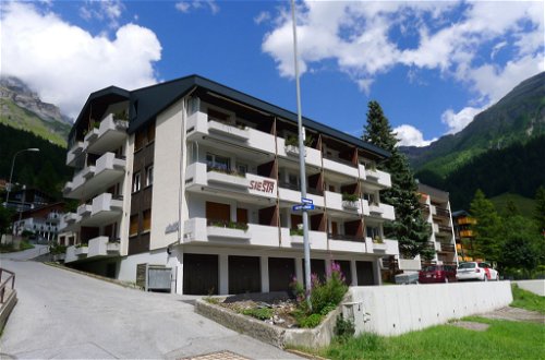 Foto 19 - Apartamento de 2 habitaciones en Leukerbad con jardín y vistas a la montaña