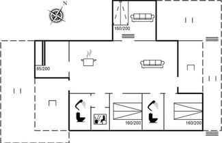 Foto 2 - Casa de 3 quartos em Tranekær com terraço e sauna