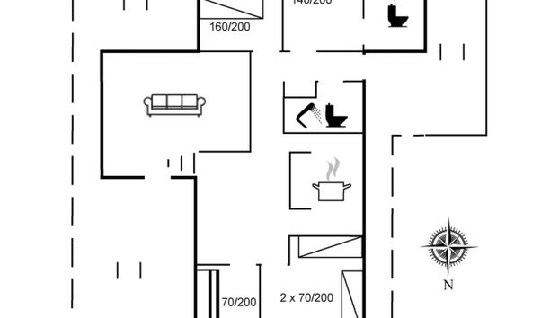 Haus mit 4 Schlafzimmern in Pandrup mit terrasse - Foto 2