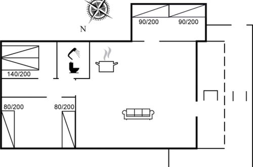 Foto 6 - Casa de 3 quartos em Hemmet com terraço