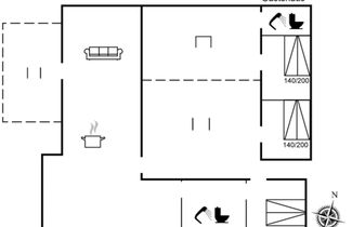 Foto 2 - Haus mit 1 Schlafzimmer in Sæby mit terrasse