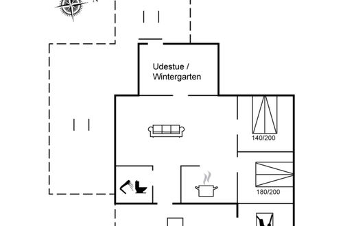 Foto 2 - Casa de 2 quartos em Hals com terraço