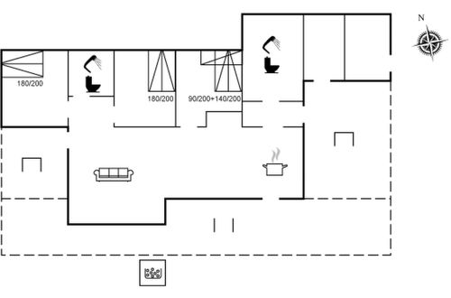 Foto 2 - Haus mit 3 Schlafzimmern in Hals mit terrasse und whirlpool