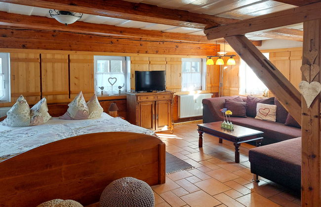Apartamento de 1 quarto em Großschönau com jardim e sauna - Foto 7