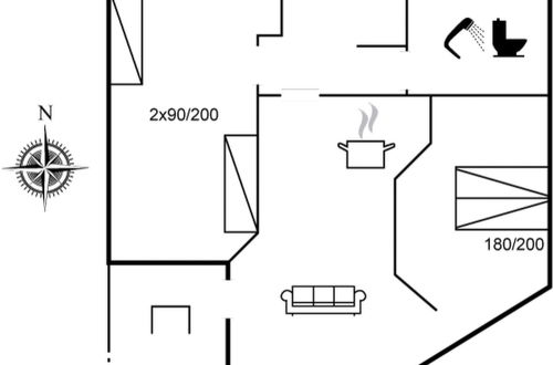 Foto 2 - Apartamento de 2 quartos em Fanø Bad com terraço