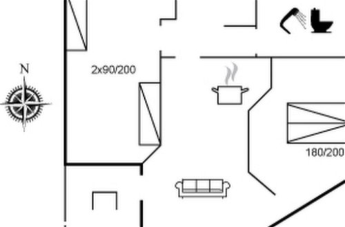 Foto 21 - Apartment mit 2 Schlafzimmern in Fanø Bad mit terrasse