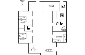 Foto 2 - Casa de 3 quartos em Løkken com terraço e sauna