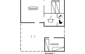 Foto 2 - Apartamento de 1 quarto em Gudhjem com terraço