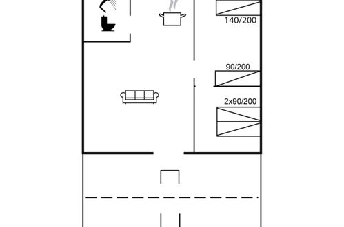 Foto 13 - Appartamento con 2 camere da letto a Aakirkeby con piscina