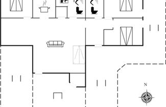 Foto 2 - Casa de 3 quartos em Aakirkeby com terraço e sauna