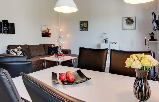 Apartamento de 1 quarto em Allinge com piscina e terraço - Foto 8