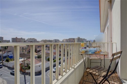 Foto 1 - Apartamento de 2 quartos em Canet-en-Roussillon com vistas do mar