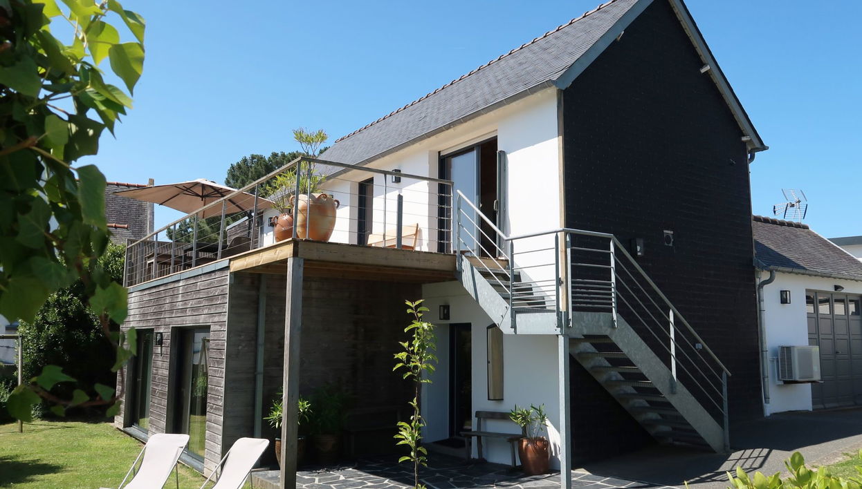 Casa de 4 quartos em Locquirec com jardim e terraço - Foto 1