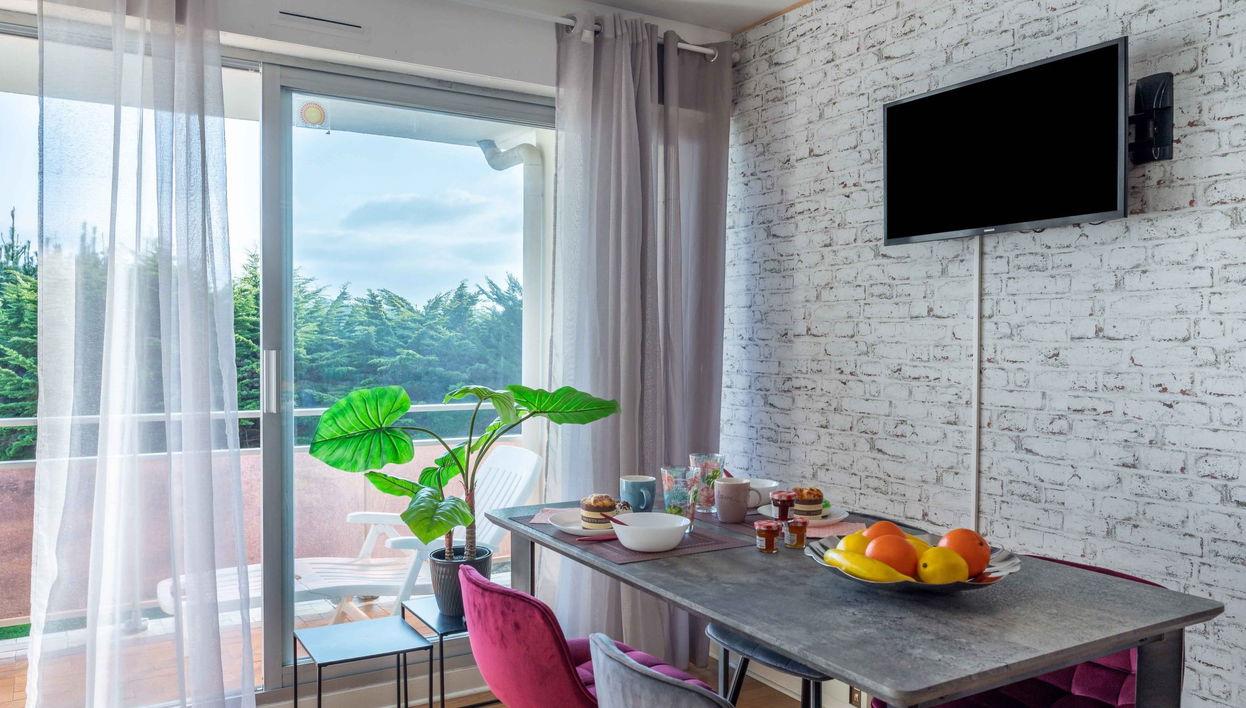 Apartamento de 1 quarto em Quiberon com jardim e terraço - Foto 1
