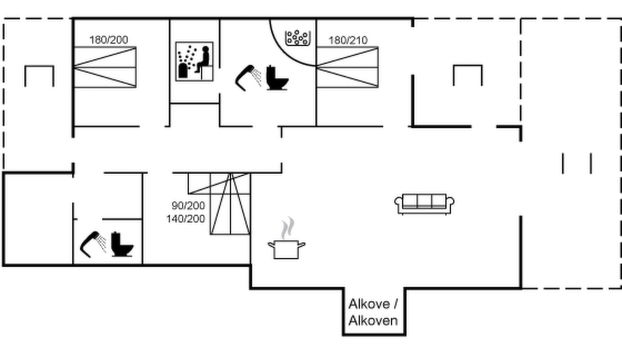 Casa de 3 quartos em Elsestræer com terraço e sauna - Foto 2