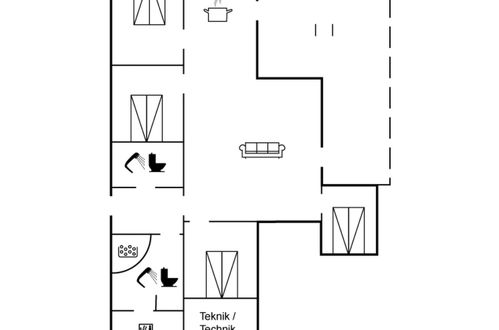 Photo 35 - 4 bedroom House in Toftlund with terrace and sauna