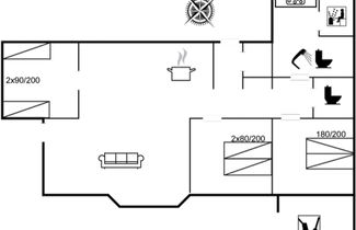 Photo 2 - Maison de 3 chambres à Sæby avec terrasse et sauna