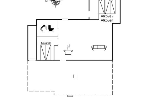 Foto 2 - Casa con 1 camera da letto a Rødekro con terrazza