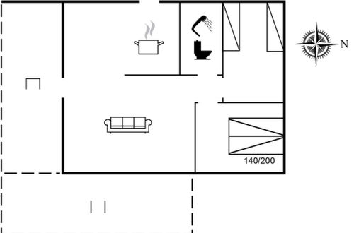 Photo 16 - 2 bedroom House in Bryrup with terrace