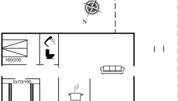 Casa de 2 quartos em Gedser com terraço - Foto 2