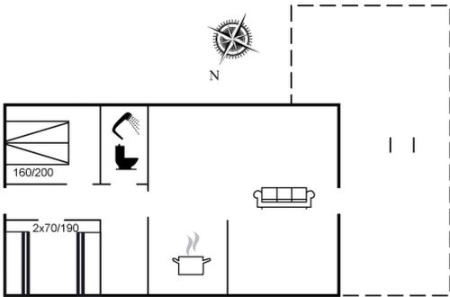 Foto 15 - Casa con 2 camere da letto a Gedser con terrazza