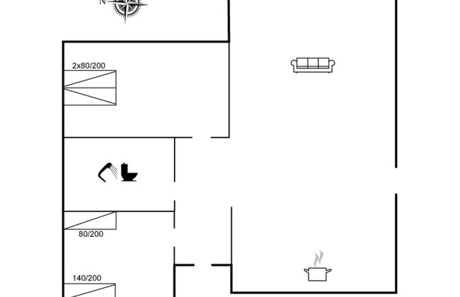 Casa de 2 quartos em Gedser com terraço - Foto 20