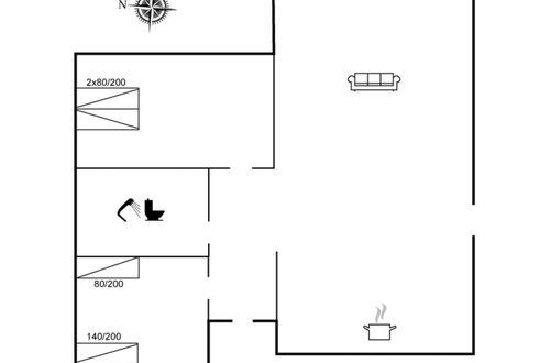 Foto 20 - Casa de 2 quartos em Gedser com terraço