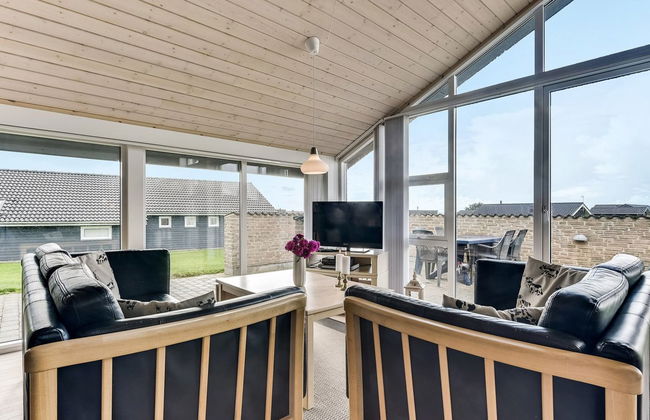 Casa de 3 quartos em Vinderup com terraço e sauna - Foto 27
