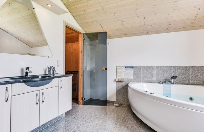 Casa de 3 quartos em Vinderup com terraço e sauna - Foto 14