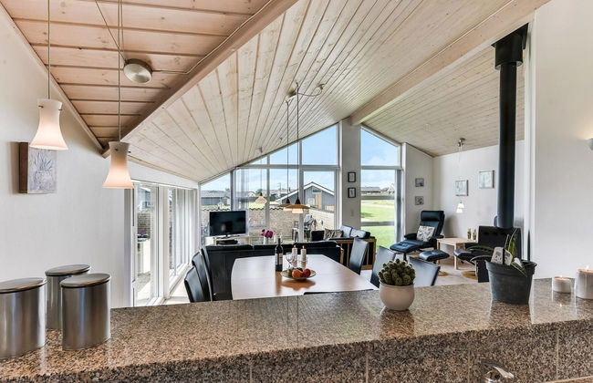Casa de 3 quartos em Vinderup com terraço e sauna - Foto 20