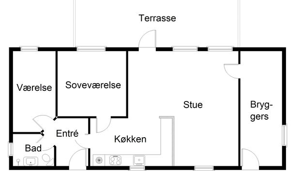 2 bedroom House in Sønder Stenderup with terrace - Photo 2