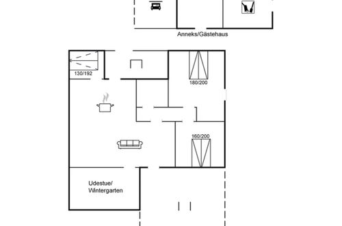 Foto 19 - Haus mit 3 Schlafzimmern in Jerup mit terrasse