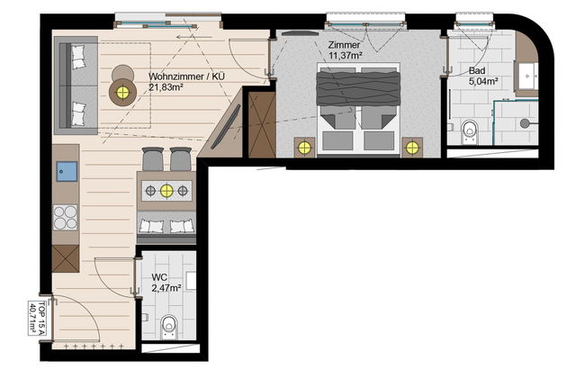 Apartamento de 2 quartos em Fügen com piscina e jardim - Foto 7