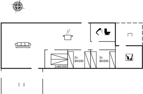 Foto 2 - Haus mit 3 Schlafzimmern in Rindby Strand mit terrasse